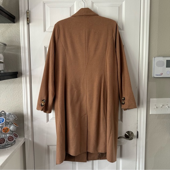 Jessica London Full Length Wool Blend Pea Coat - Picture 4 of 13